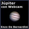 Júpiter con Webcam