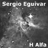 Fotografías del Keyhole Nebula en Eta Carina en Hidrógeno Alfa y RGB