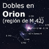 Dobles en Orion (región de M 42)