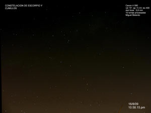 Scorpius y cmulos (ISO-400)