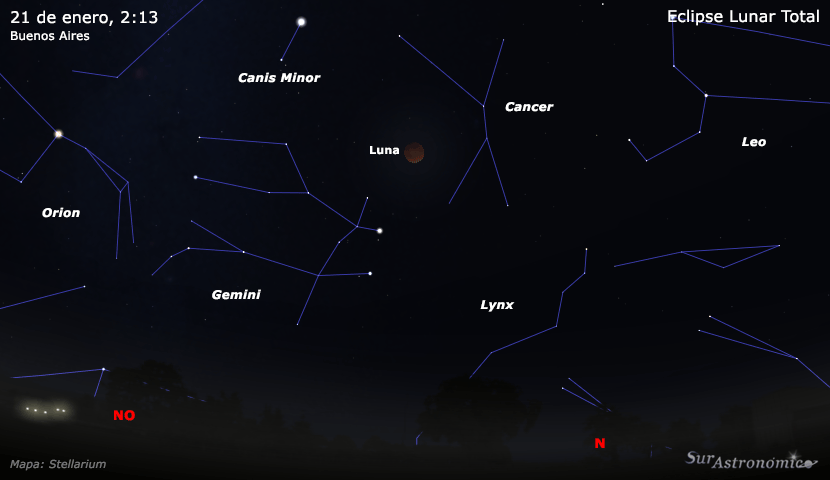 Eclipse Lunar Total Enero 2019