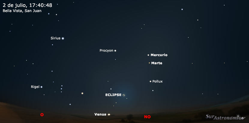 Eclipse Total de Sol Argentina 2019